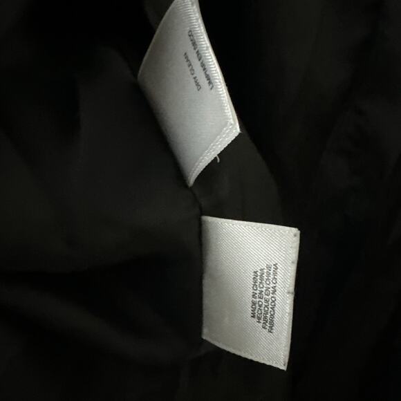 Anne Klein Asymmetrical Blazer with Double Zipper Black Size L - Picture 3 of 6